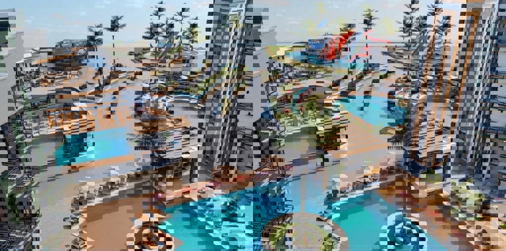 Apartment for Sale in Hayat Beach Resort, Al Ahyaa with beachfront view and Flexible Payment Plan - Apartment in Al Ahyaa, Hurghada (1)